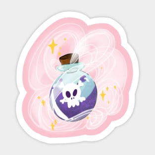 Cute Poison bottle Sticker